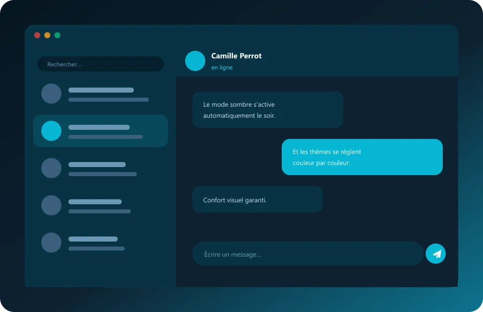 Telegram Dunkelmodus und individuelle Themes